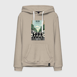 Мужская толстовка-худи Skibidi toilet Beatles cameramen