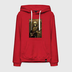 Мужская толстовка-худи Megadeth - skeleton - heavy metal