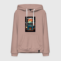 Мужская толстовка-худи Геймер old school