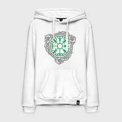 Мужская толстовка-худи Компас викингов вегвизир