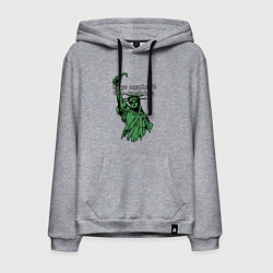 Мужская толстовка-худи Rage Against - statue of liberty