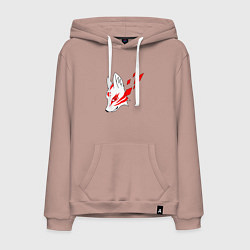 Мужская толстовка-худи Маска демона Кицунэ