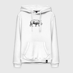 Мужская толстовка-худи Носорожик спешит