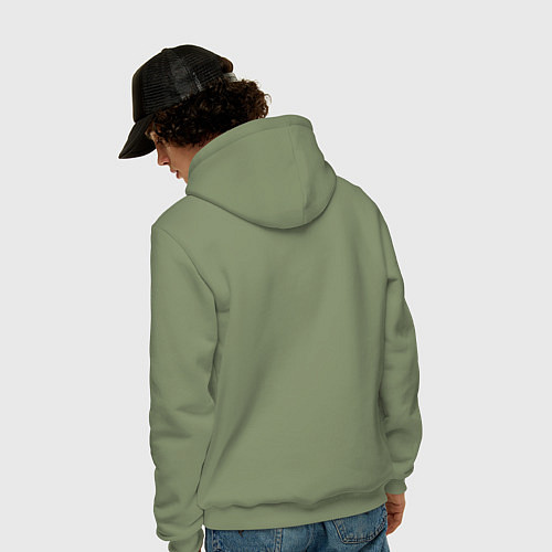 Мужская толстовка-худи Футбоголик / Авокадо – фото 4