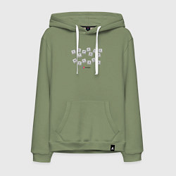 Мужская толстовка-худи Сотрудник месяца - Офисные игры