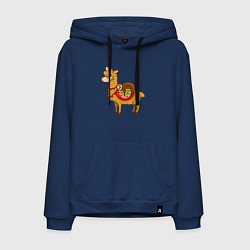 Мужская толстовка-худи Лама и ленивец