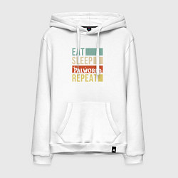 Мужская толстовка-худи Eat sleep Palworld rpeat