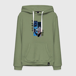 Мужская толстовка-худи Статуя и Сон - Поднятие уровня в одиночку