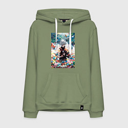 Мужская толстовка-худи Адский рай Габимару цветы