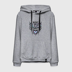 Мужская толстовка-худи Сердце никогда не увядает