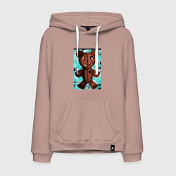 Мужская толстовка-худи Криповый медведь