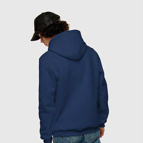 Мужская толстовка-худи Лого апекс ледженс / Тёмно-синий – фото 4