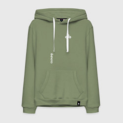 Мужская толстовка-худи Cloud9 - white logo