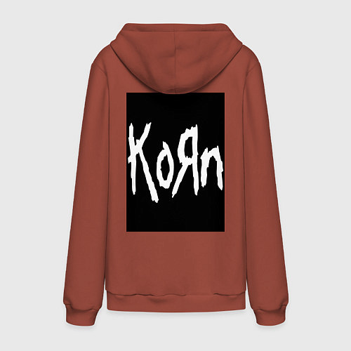 Мужская толстовка-худи Korn - The Serenity of Suffering / Кирпичный – фото 2