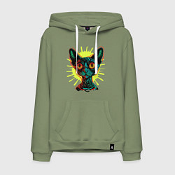 Мужская толстовка-худи Кот медиум - нейросеть