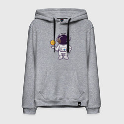 Мужская толстовка-худи Космонавт и планета