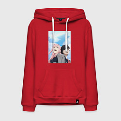 Мужская толстовка-худи Милый во Франксе Хиро