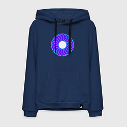 Мужская толстовка-худи Фиолетовая баранка