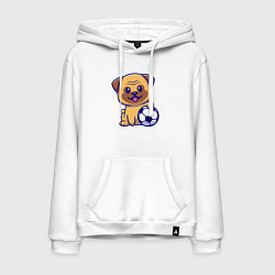 Мужская толстовка-худи Бульдог футболист