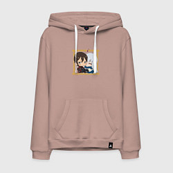 Мужская толстовка-худи Арт по аниме о владыке демонов и его жене эльфийке