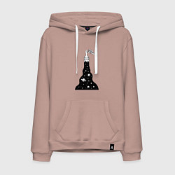 Мужская толстовка-худи Художник космонавт