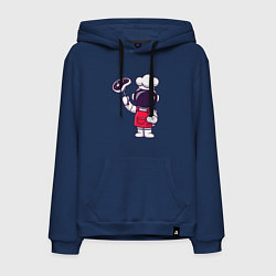 Мужская толстовка-худи Повар космонавт