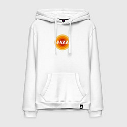 Мужская толстовка-худи Джаз ретро в желтом