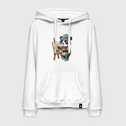 Мужская толстовка-худи Панда-художник