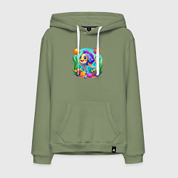 Мужская толстовка-худи Яркий подводный мир