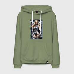 Мужская толстовка-худи Cyber sexy Barbie - ai art fantasy