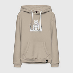 Мужская толстовка-худи Киберпанк тян анимешная