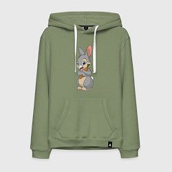 Мужская толстовка-худи Веселый заяц русак