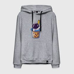 Мужская толстовка-худи Космонавт в стакане