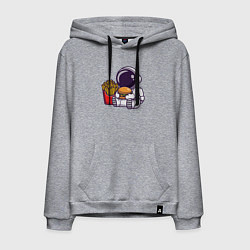 Мужская толстовка-худи Голодный космонавт