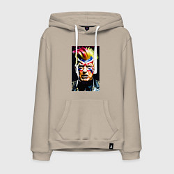 Мужская толстовка-худи Панк Дональд Трамп - жесть