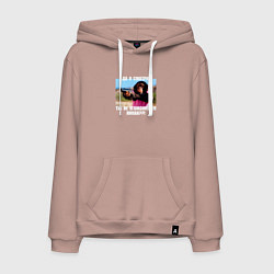 Мужская толстовка-худи Шимпанзе гангстер - угомониться