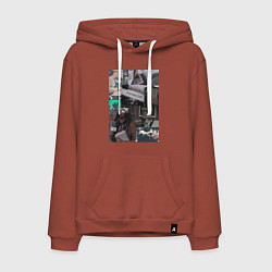 Мужская толстовка-худи Журналист эстетика