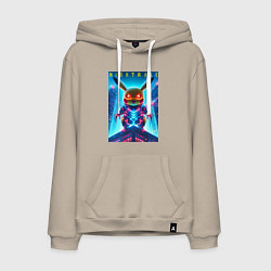 Мужская толстовка-худи Cyber Pikachu - nightmare