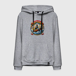 Мужская толстовка-худи Подводная стимпанк лодка капитана Немо