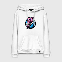 Мужская толстовка-худи Брутально розовая пантера