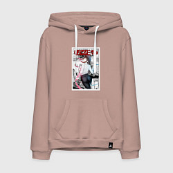 Мужская толстовка-худи Человек-бензопила Makima Макима