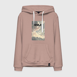 Мужская толстовка-худи Nikolay облака