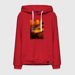 Мужская толстовка-худи Огненная змея