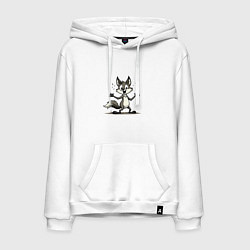 Мужская толстовка-худи Лис-доброжелатель