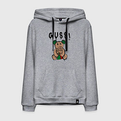 Мужская толстовка-худи Гусси - мишка, гуси