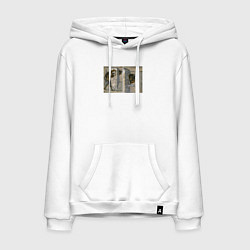 Мужская толстовка-худи Минотавр интроверт - мемный лабиринт - уходите