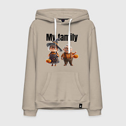 Мужская толстовка-худи Моя семья
