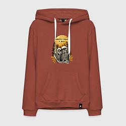 Мужская толстовка-худи Пара скелетов