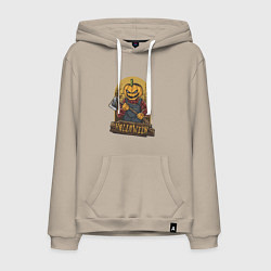 Мужская толстовка-худи Тыква монстр