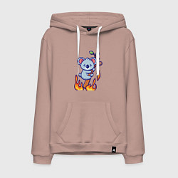 Мужская толстовка-худи Пожар у коалы